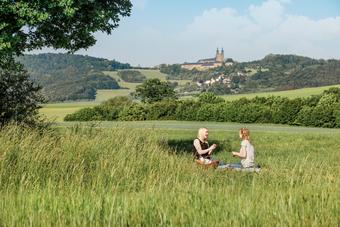 Blick auf Kloster Banz 