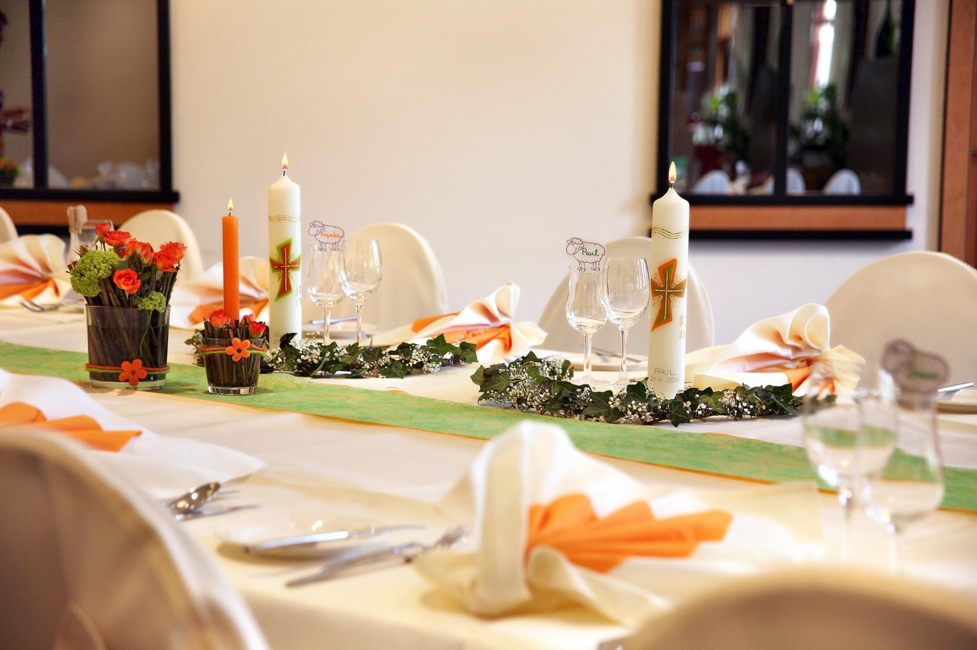 Gedeck für eine Feier 